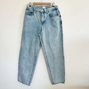 Good American Jeans Womens 6/28 Blue Good 90's Loose Oversize Baggy Blue725
